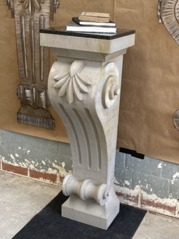 Fertige Naturstein-Konsole als Bestandteil der Meisterprüfung